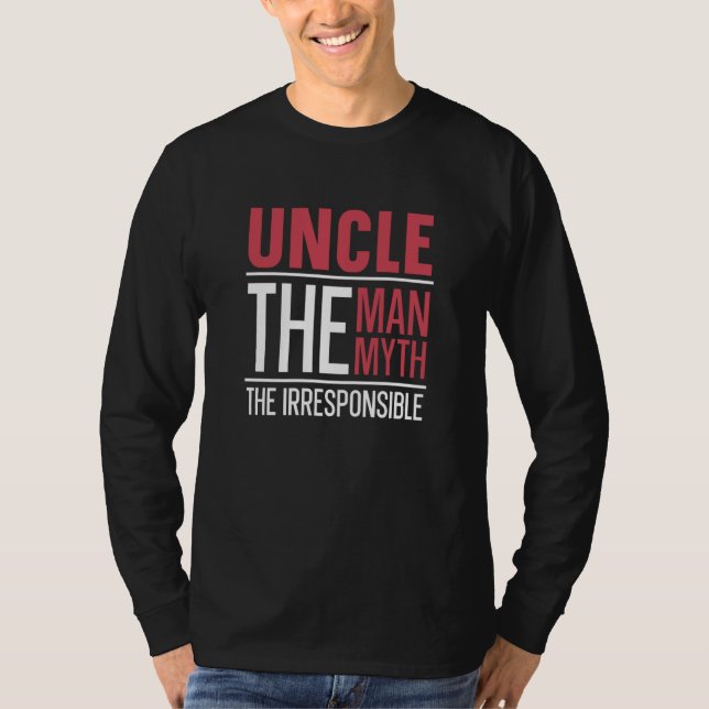 Uncle The Myth Family Uncle T Shirt (Framsida)