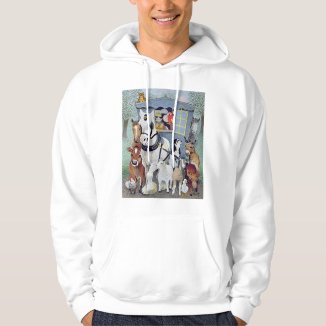 Uncle Tom Cobbley och all Sweatshirt Med Luva (Framsida)