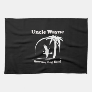 Uncle Wayne och handduken för tjutahundmusikband Kökshandduk
