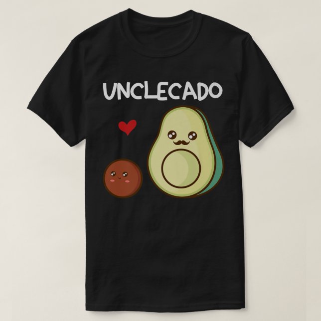 Unclecado farbror Avocado Gravid Announcement Avo T Shirt (Design framsida)