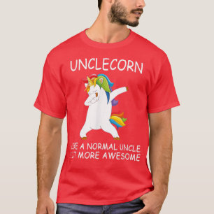 Unclecorn Dabbing Unicorn Funny farbror Unicorn Ch T Shirt