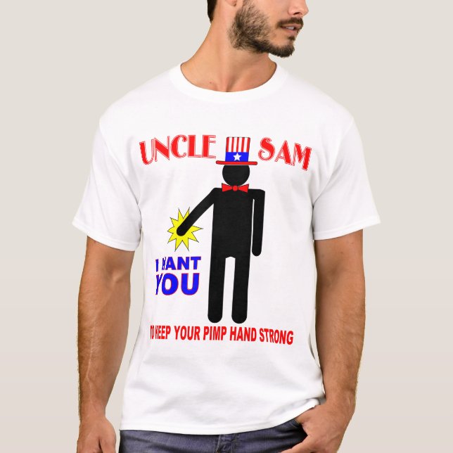 UNCLEN SAM, ÖNSKAR JAG DIG TEE SHIRT (Framsida)