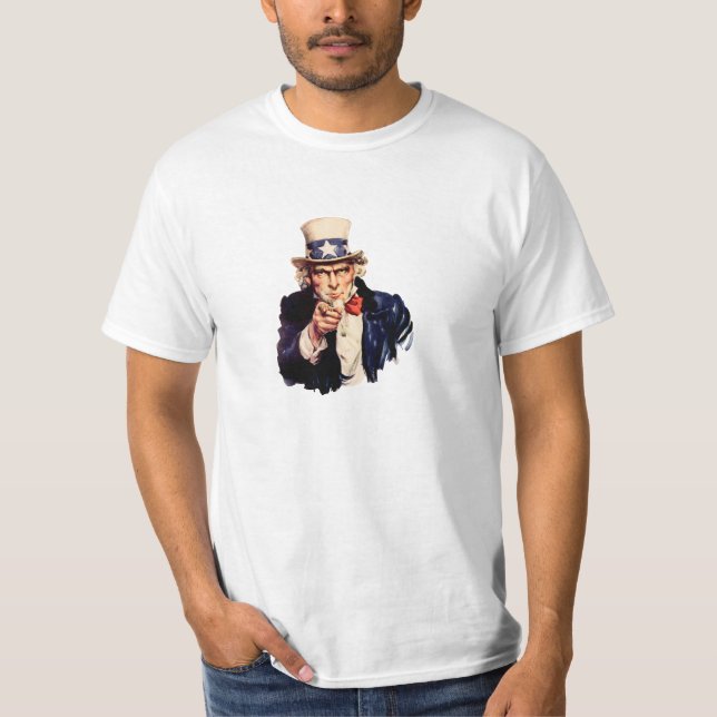 UNCLEN SAM PEKAR TRÖJA (Framsida)