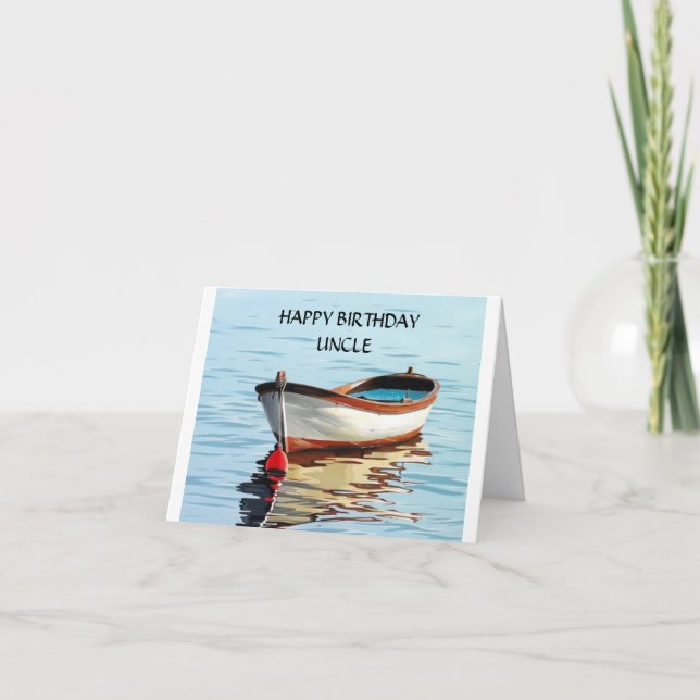 **UNCLE'S BIRTHDAY’-KORT KORT (Framsida)