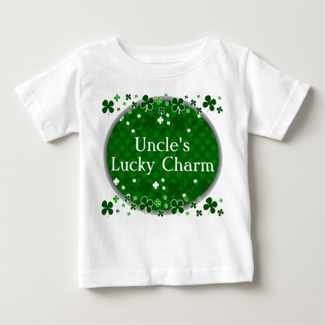Uncles Lycklig Charma, Sts Patrick dagbaby Tee (Framsida)