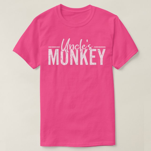 Uncles Monkey Funny Monkey Animal Lover Graphic T Shirt (Design framsida)