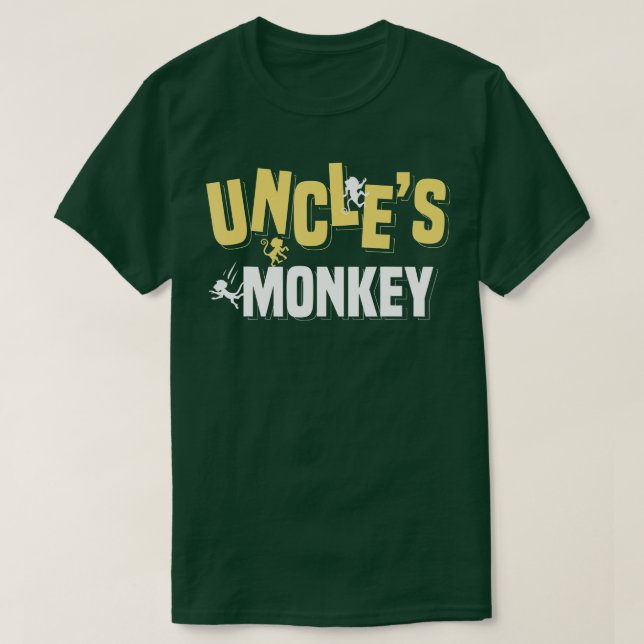 Uncles Monkey T Shirt (Design framsida)