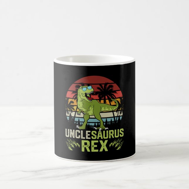 Unclesarurus Rex | Coolt Retro Dinosauriedesign Kaffemugg (Center)
