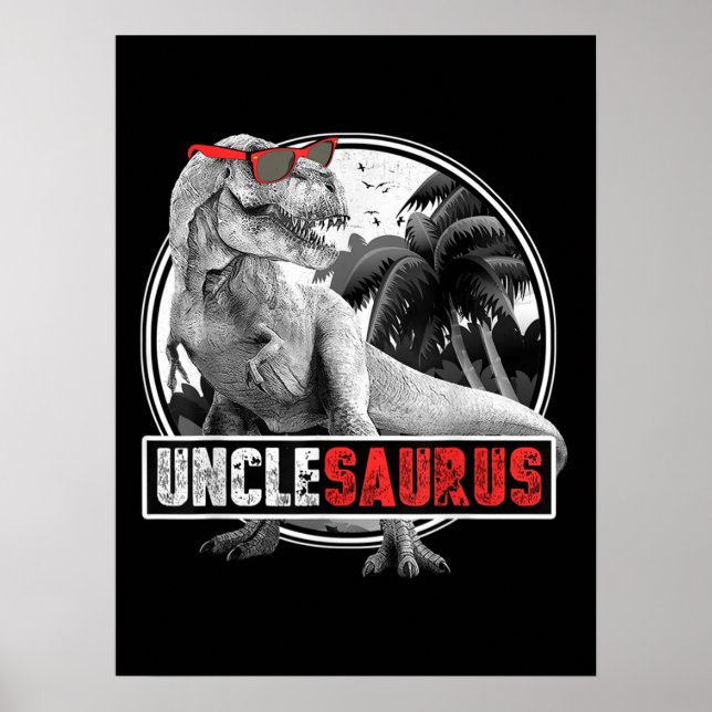 Unclesaurus Dinosaur farbror Saurus Poster (Framsidan)