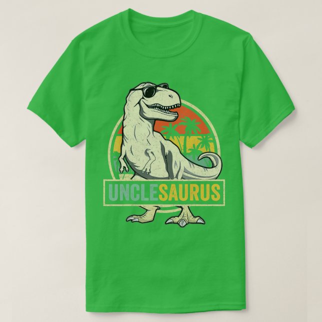 Unclesaurus Rex Dinosaur farbror Saurus Family Mat T Shirt (Design framsida)