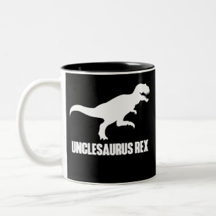 Unclesaurus Rex rolig T för Uncles Två-Tonad Mugg