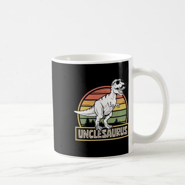 Unclesaurus t Rex Dinosaur farbror Saurus Matching Kaffemugg (Höger)