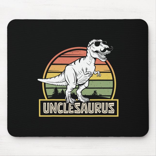 Unclesaurus t Rex Dinosaur farbror Saurus Matching Musmatta (Framsidan)
