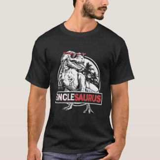 Unclesaurus t Rex Dinosaur Manar farbror Saurus Fa Shirt