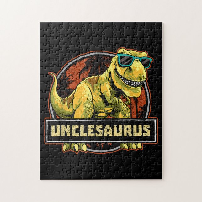 Unclesaurus t rex farbror Saurus Dinosaur Pussel (Vertikal)