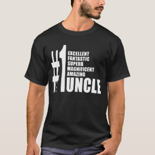 Unclesfödelsedaggåvor: Numrera en Uncle T-shirt
