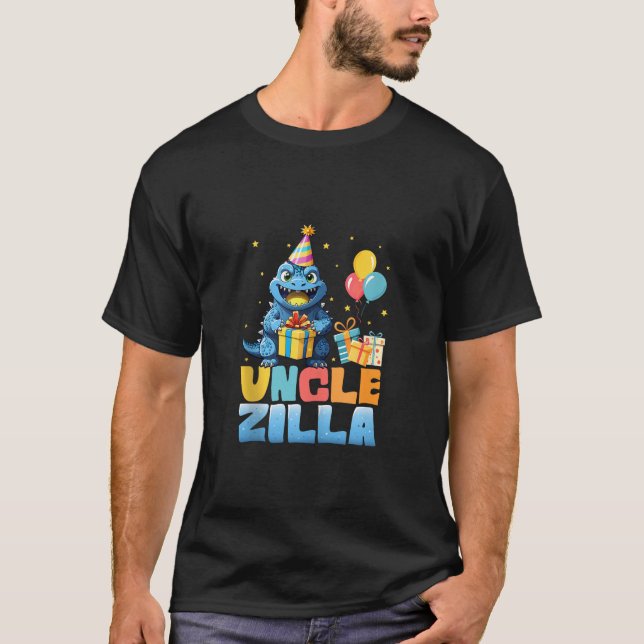 Unclezilla Funny Monster Kaiju Family Matching Bir T Shirt (Framsida)