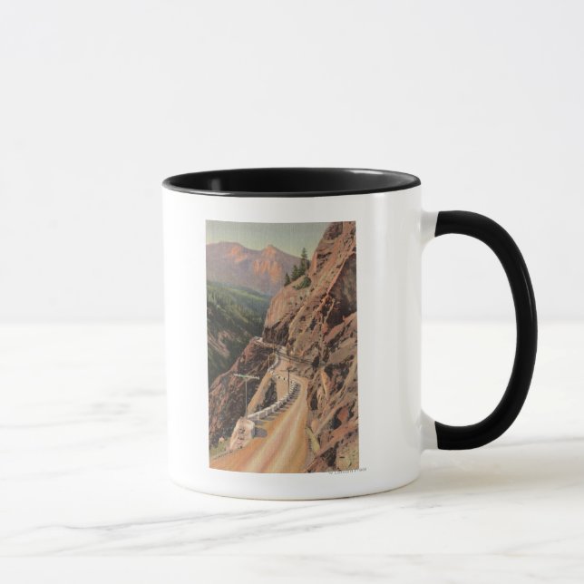 Uncompahgre Gorge och Million Dollard Highway Mugg (Höger)