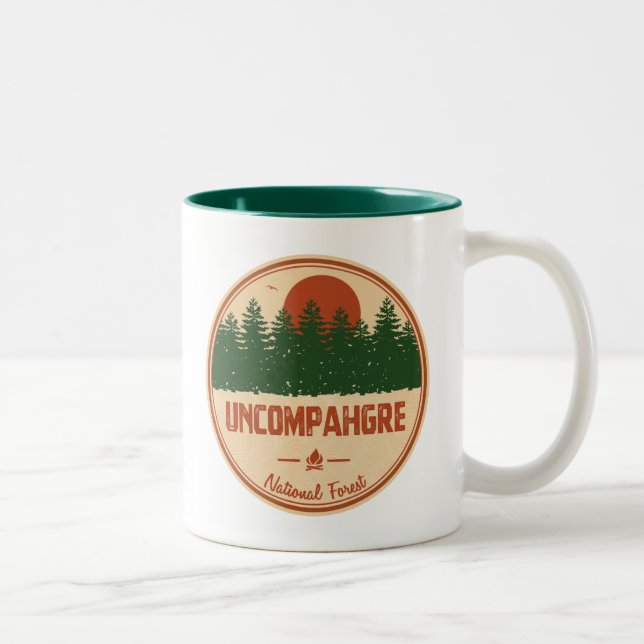 Uncompahgre National Forest Två-Tonad Mugg (Höger)