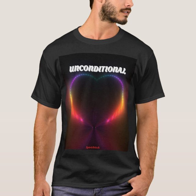 UNCONDITIONAL Kärlek Acronym Manar's T-Shirt (Framsida)