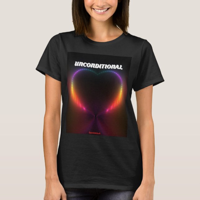 UNCONDITIONAL Kärlek Acronym Women's T-Shirt (Framsida)
