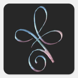 Unconditional Love 1 Fyrkantigt Klistermärke