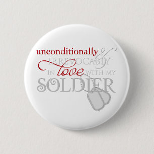 Unconditionally förälskat med min soldat knapp