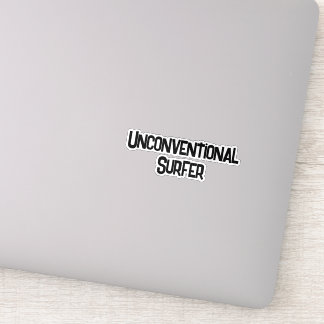 Unconventional Surfer Sticker Klistermärken