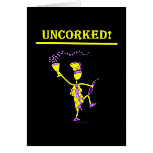 Uncorked! Gåvor & utslagsplatser Hälsningskort