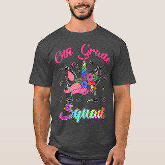 Uncorn 6e Klass Squad Teacher Student Team T Shirt