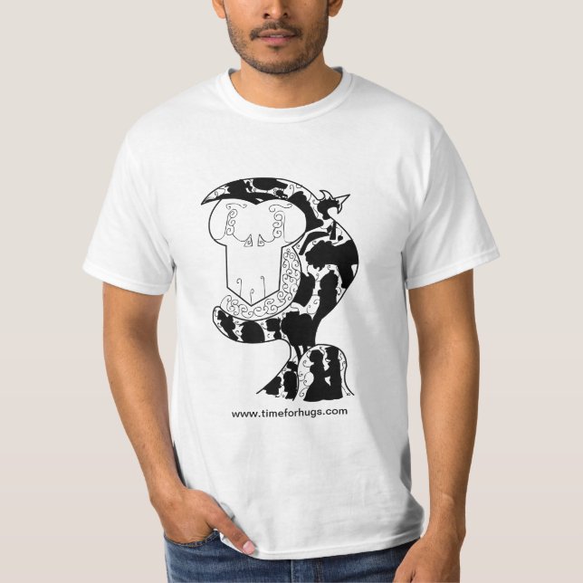 Uncy silhouetteskjorta tee shirt (Framsida)