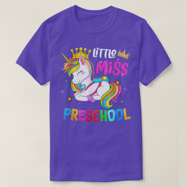 Undanskarnas enhörda lilla fröken Preschool Studen T Shirt (Design framsida)