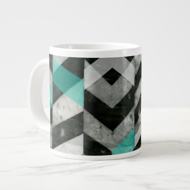Undantag för Chevron II Jumbo Mugg (Framsida vänster)