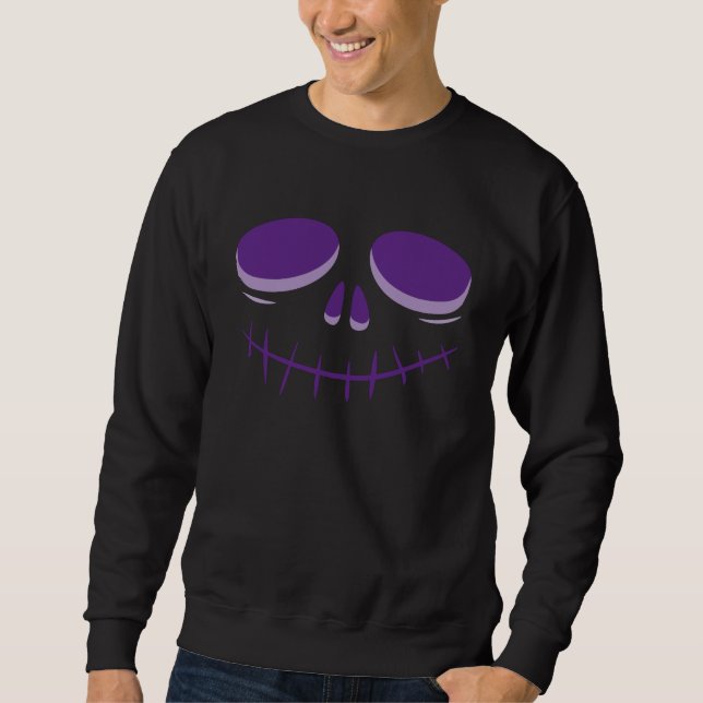 Undead Face Lång Ärmad Tröja (Framsida)
