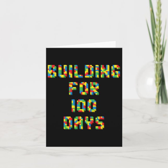 Under 100 dagar Lycklig 100 dagar för skolbarn 1 Kort (Framsida)