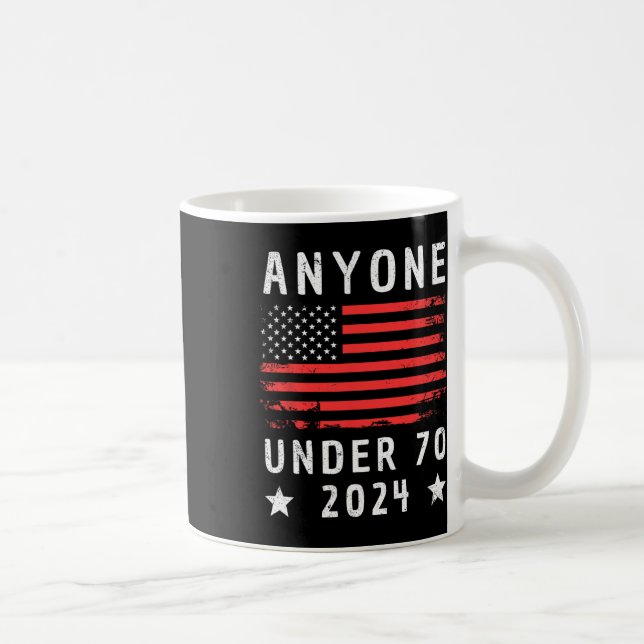 Under 70 2024 Anti-Biden Anti-Trump Kaffemugg (Höger)