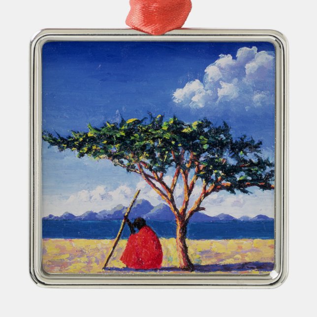 Under Acaciaträd 1991 Julgransprydnad Metall (Framsidan)