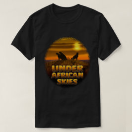 Under Afrikansk Himmel | Solnedgång Safari Gepard T Shirt