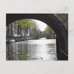 Under Amsterdambron Vykort