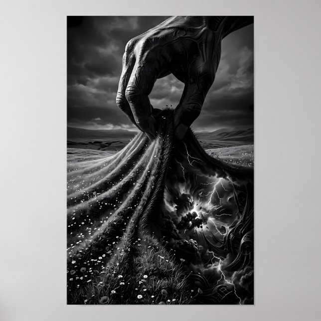 Under ängen, en gömd storm Poster (Framsidan)