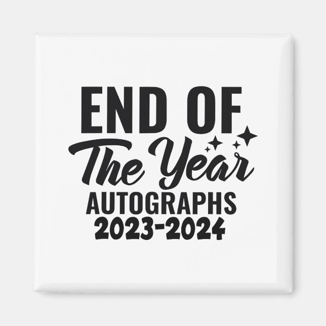 Under året Autografier 20232024 i skolans sista da Magnet (Framsidan)