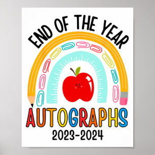 Under året Autografier 20232024 i skolans sista da Poster