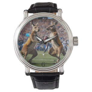 "Under åtgärd: Kangaroos spelar Aussie Regler Armbandsur