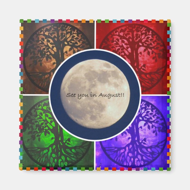 Under augusti Himlar.. Magnet (Framsidan)