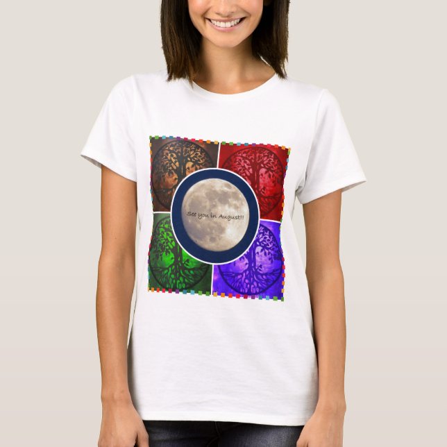 Under augusti Himlar.. T Shirt (Framsida)