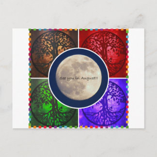 Under augusti Himlar.. Vykort