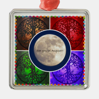 Under Augusti himmlar… Julgransprydnad Metall