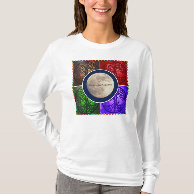 Under Augusti himmlar… T-shirt (Framsida)