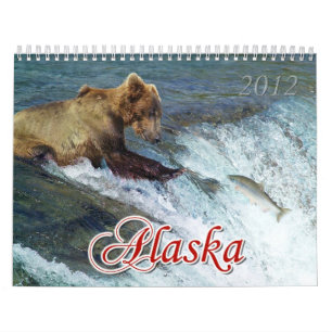Under av den Alaska 2012 kalendern Kalender