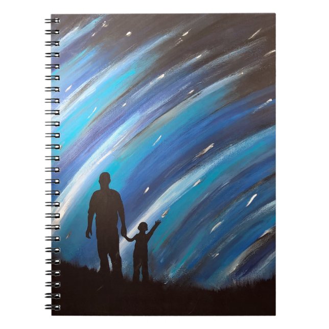 Under av faderskapspiralanteckningsboken anteckningsbok med spiral (Framsidan)